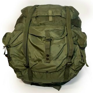 Usgi Large Alice Pack Lc - 2 Green With Frame,  Straps,  And Kidney Pad,  Od Green