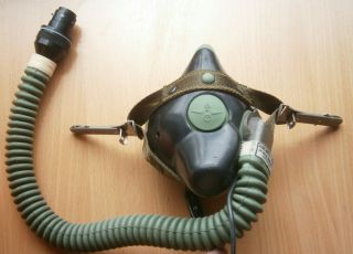 Oxygen Mask Pilot Helmet Pk 75 Yugoslavia 1992 Teleoptic French Ulmer Gueneau