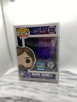 Funko Pop Mark Hamill 28 Purple The Joker Variant Designercon Exclusive /1000