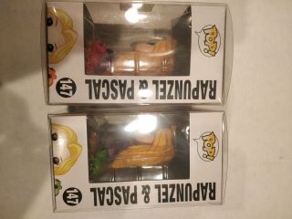 Funko POP Disney Rapunzel And Pascal Red SDCC Exclusive Set Of 2 3