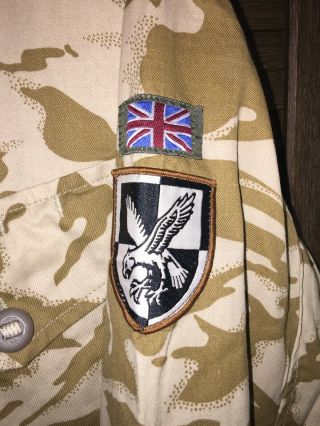 British Army Issued Airborne Combat Desert DPM /Shirt,  Trousers SET w/patches 3