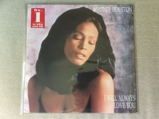Whitney Houston " I Will Always Love You " 1992 Rere 12 " Maxi - Single 45 Rpm Vinyl