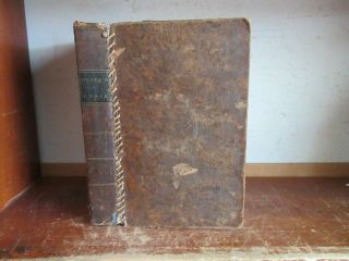 Old Julius Caesar Leather Book 1831 Commentaries On Gallic War Italy Maps Africa