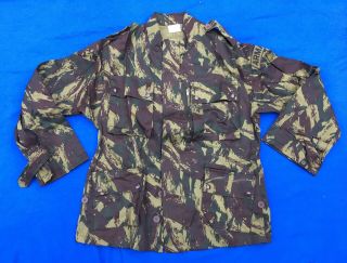 Jacket & Pants Set Old Stock Portuguese Marines Lizard Camo Large In Bag