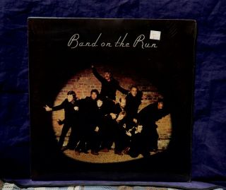 Paul Mccartney Very Rare Lp Band On The Run 1980 Usa Press W/poster Oop