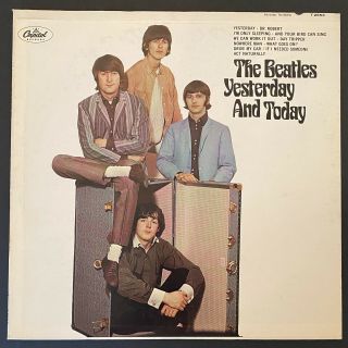The Beatles Yesterday And Today Lp 1966 T 2553 Trunk Cover Mono - Vg/vg,  Vinyl