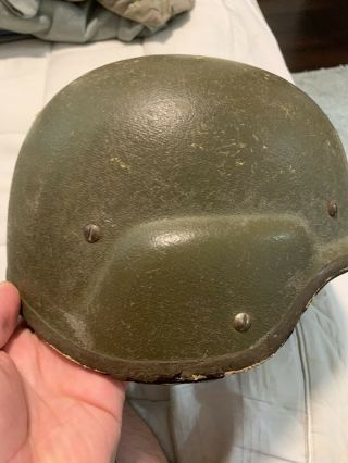 Military Large PASGT Ballistic Helmet,  Made With Kevlar 2