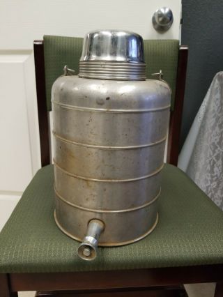 Vintage Carrollton Mfg Co Stainless Steel Beverage Dispenser - - Model 441 14 " Hig