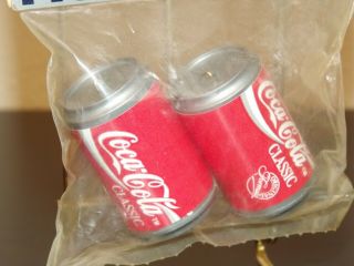 Vintage Coca Cola Classic Fishing Bobbers Pair 1 3/4 in.  Plastilite Corp MIB 2