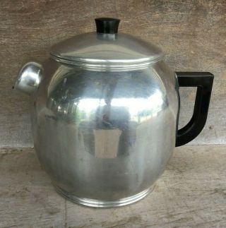 Vintage West Bend Aluminum Kwik Drip Coffee Maker Bottom Only With Lid