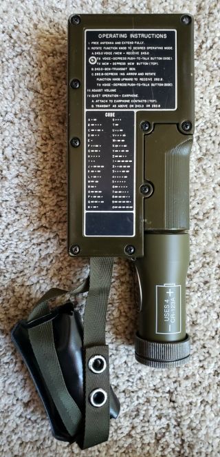 U.  S.  Military AN/PRC - 90 Survival Radio Set  - with CR123 adapter 3