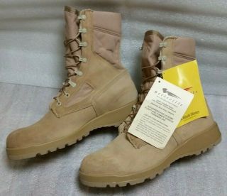 Belleville 340a Hot Weather Flame Resistant Combat Boot Size 12.  5 R Made In Usa