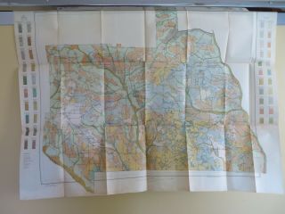 1910 Antique Map Sumter County Georgia Americus Plains Desoto Cobb 35x25 4207