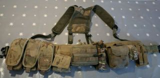 In Afgan - Custom Built Mtp Molle Webbing And Hippo Pad With Yoke And Belt