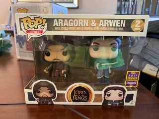 Aragorn Arwen Lord Of The Rings Funko Pop 2017 Summer Convention Exclusive