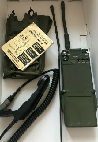 Us Military Radio An/prc - 126 Set.  And In Great Physical.