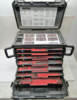Armstrong Usa General Mechanics Tool Kit Tool Box Pelican Case Gov87634