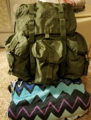 Us Army Military Issue Alice Pack Medium Rucksack Backpack With Frame