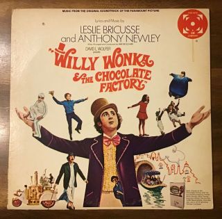 Ost Lp Willy Wonka & The Chocolate Factory Pas 6012 1971 Paramount Ex,