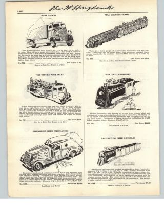 1941 PAPER AD Buddy L Army Truck Baby Ruth Butterfinger Trailer Bus Locomotive 2