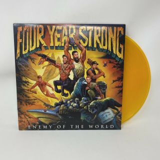 Four Year Strong - Enemy Of The World Yellow Color Vinyl Record Lp