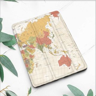 Vintage World Map Retro Case For iPad Pro 12.  9 11 10.  5 10.  2 9.  7 Air Mini 5 4 2 2