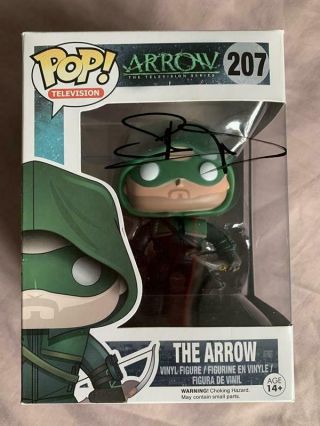 Stephen Amell The Arrow Autographed Signed Funko Pop 207 Authentic Loa