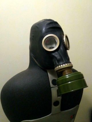 Rare Black Gp - 5 Gas Mask | Delivery | Soviet Russian | Full Set | All Sizes