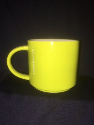 2012 14 Oz Lime Green Starbucks Coffee Mug