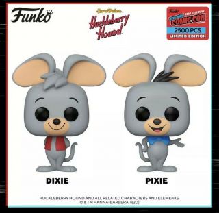 Funko Pop Huckleberry Hound Hanna Barbera Dixie And Pixie - Le 2500 - Confirmed