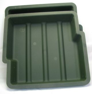 2 Tray Inserts For The Hardigg Tl500i Plastic Footlocker Case
