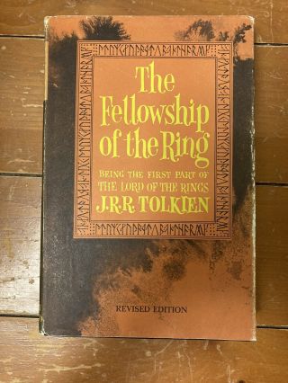 VTG 1965 2nd Edition Lord of the Rings Tolkien Trilogy Slipcase Box Set w Maps 2