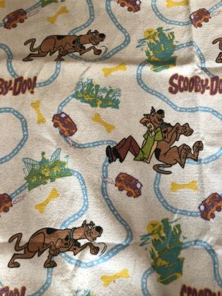 Scooby Doo Vintage 1998 Road Map Blanket 72” X 90” Twin Bed Scooby - Doo RARE A2 2