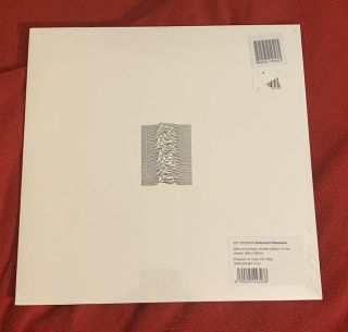 Very Rare Joy Division Unknown Pleasures 40th Anniversary Ruby Red Vinyl Record