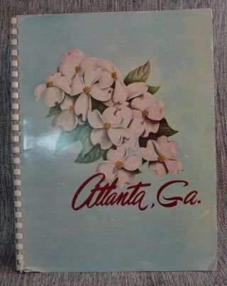 Vintage City Guide Atlanta Ga Gateway To The South Ca 1950 Photos Maps Facts