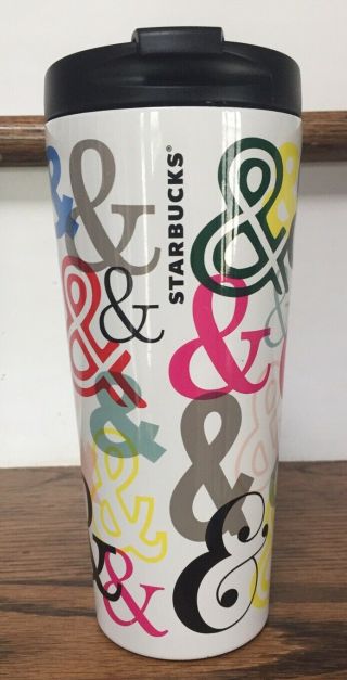 Starbucks Coffee 18 Oz.  Ampersand Stainless Steel Travel Tumbler Mug Cup