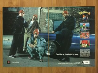 Parappa The Rapper 2 Ps2 2002 Vintage Print Ad/poster Official Promo Art Rare