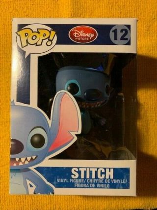 Disney Store Red Label Funko Pop Stitch 12 Rare Version