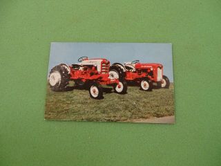 1957 Ford Tractor Advertising Postcard For 961 And 661 Model Tractors