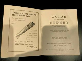 VINTAGE GUIDE TO SYDNEY STREET DIRECTORY & PLEASURE RESORTS OF NSW WITH MAPS 2