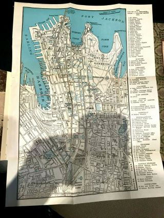 VINTAGE GUIDE TO SYDNEY STREET DIRECTORY & PLEASURE RESORTS OF NSW WITH MAPS 6