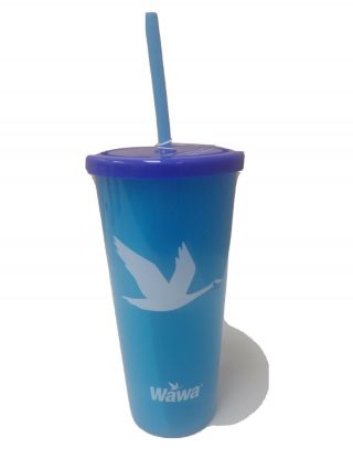 Wawa Limited Edition 24 Oz.  Color Changing Reusable Cup Blue -