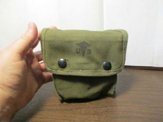 Wwii Era Us Military Individual First Aid Kit - Military Issued Supplies