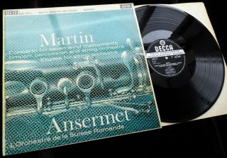 Martin: Concerto & Etudes - Ansermet Decca Sxl 2311 Wbg Ed1 Lp