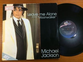 Michael Jackson Leave Me Alone Lp Single 1987 Brazil Moonwalker Condit