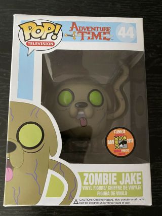 Adventure Time Zombie Jake Funko Pop Sdcc Exclusive Slight Damage To Box See Pic