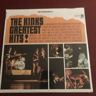 Kinks - Greatest Hits - Unknown Year Vinyl Lp Usa Reprise 6217