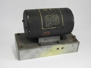 Army Dm - 34 - D 12 Volt Dynamotor - Power Supply For Bc - 348,  Bc - 312,  Bc - 314 & More