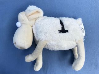 1 Sleep Number Serta Sheep Lamb Plush Stuffed Animal White Blue Eyes 8 "