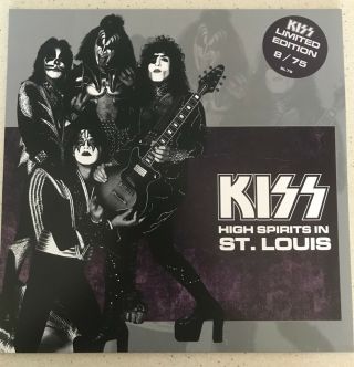Kiss Rare Live Lp Purple Vinyl St.  Louis Mo Usa 1976 Ltd.  Incl.  Large Photo